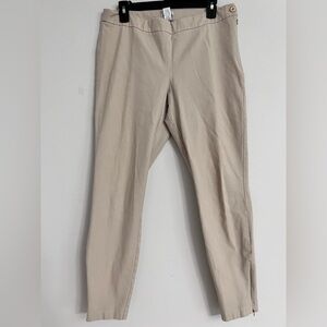 5/$15 Tan stretchable Pants. Waist=32”